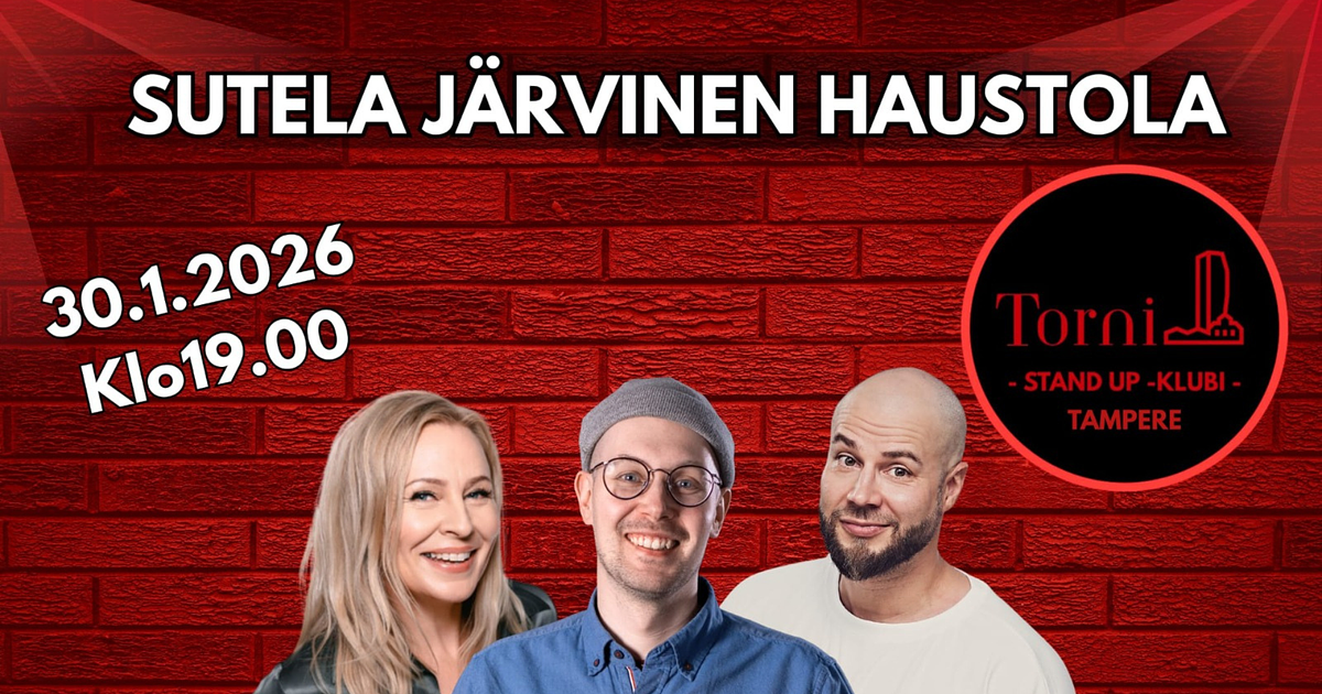 Torni Stand Up Club 30 1 26 He Tampere 30 01 2026 Klo 19 00